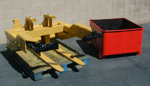Nut and bolt bin dumper